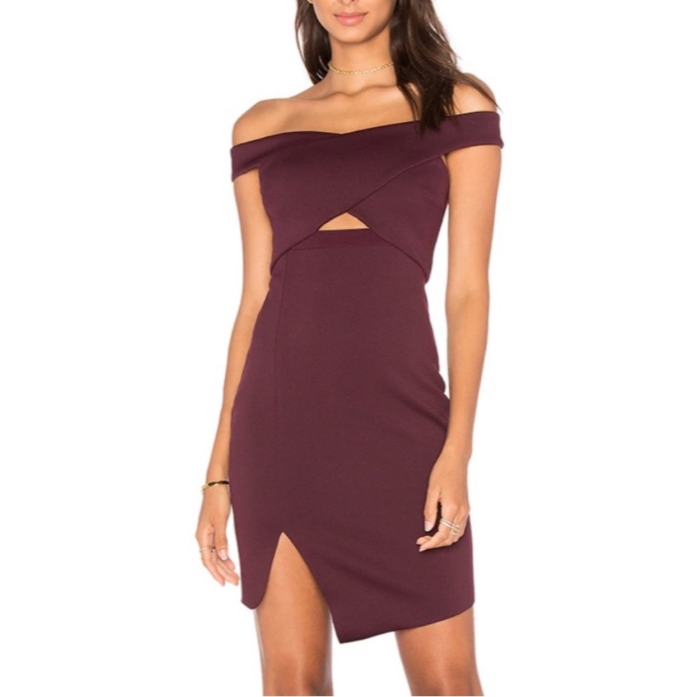 Bec & Bridge Asymmetrical Mini Dress